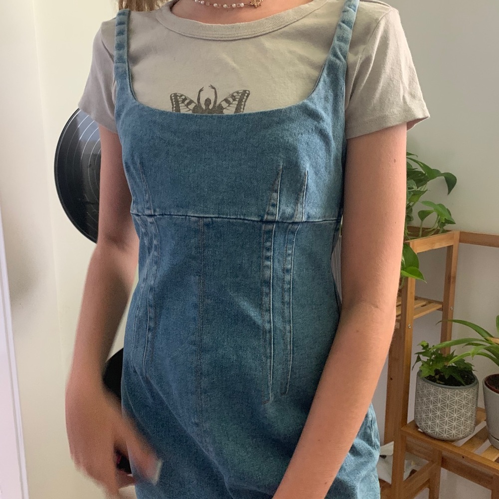 🪴bdg denim dress🪴